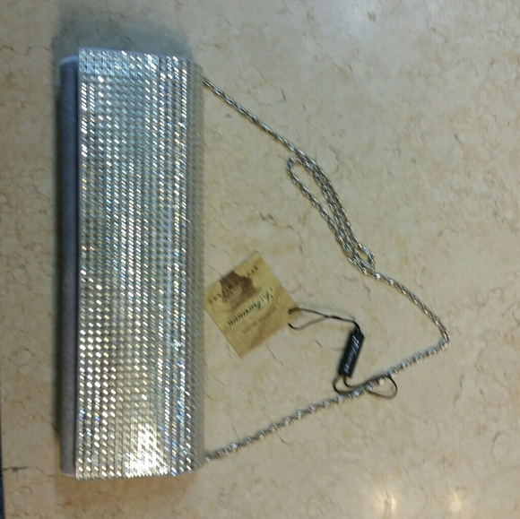 Sparkling silver clutch - Picture 4 of 4